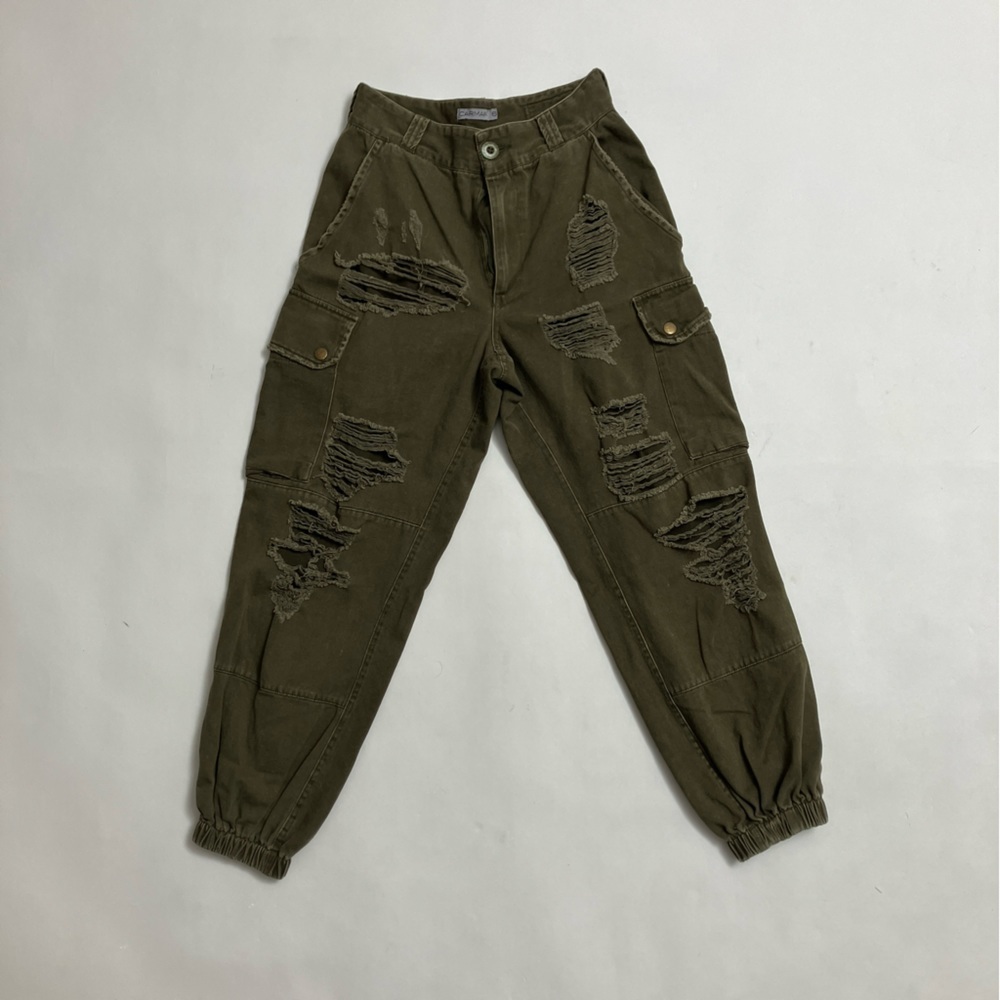 CARMAR army green khaki joggers